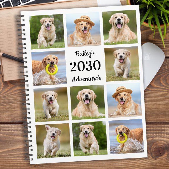 Modern Create Your Own Pet Dog Family Year Planner (Creator Uploaded)