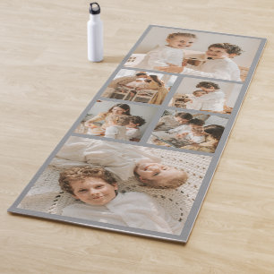 Modern Create Your Own Photo Collage Yoga Mat