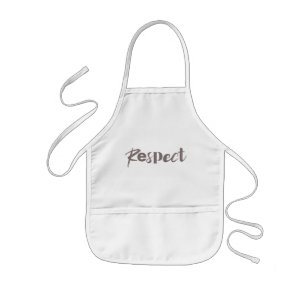 Modern, creative, cool, trendy design of Respect Kids Apron