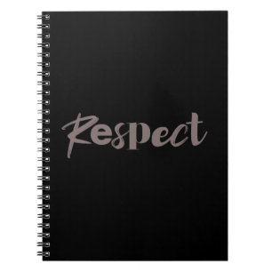 Modern, creative, cool, trendy design of Respect Notebook
