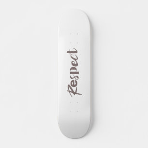 Modern, creative, cool, trendy design of Respect Skateboard