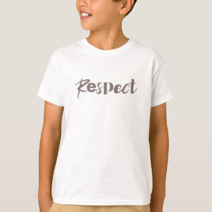 Modern, creative, cool, trendy design of Respect T-Shirt