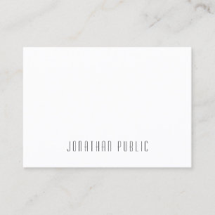 Modern Creative Minimal Design Professional Trendy Business Card