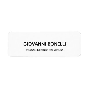 Modern Creative Professional Plain Black White