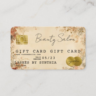 Modern Credit Card Gift Card Certificate 