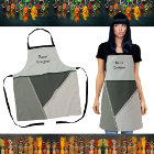 Modern Culinary Style All-Over Print Apron