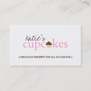 Modern Cupcake Business Card