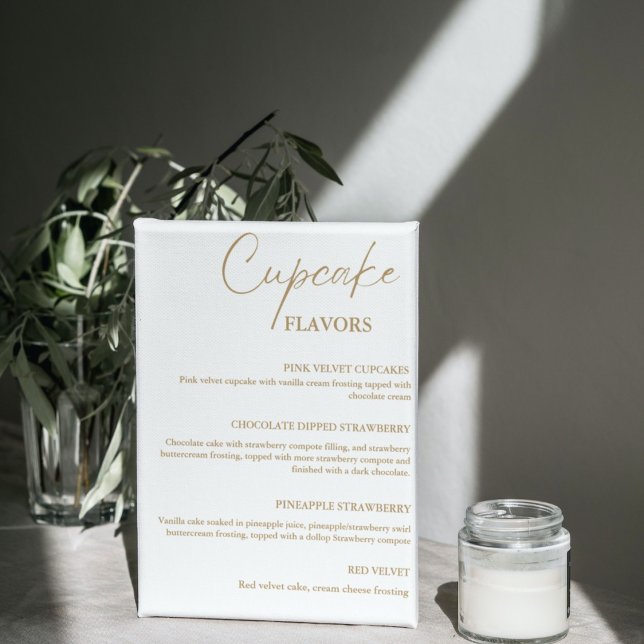 Modern  Cupcake  wedding menu sign dessert sign (Creator Uploaded)