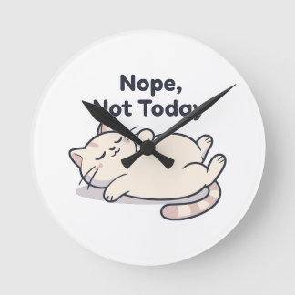 Modern Custom 8" Round Acrylic Wall Clock – Gift