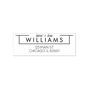 Modern Custom Address Stamp