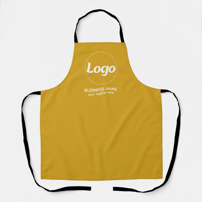 Modern Custom Branded Company Business Logo  Apron (Front)