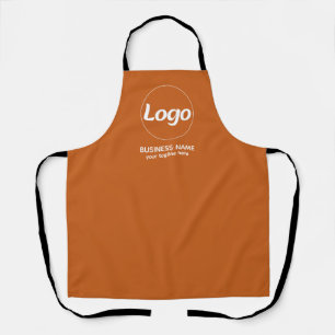 Modern Custom Branded Company Business Logo Apron