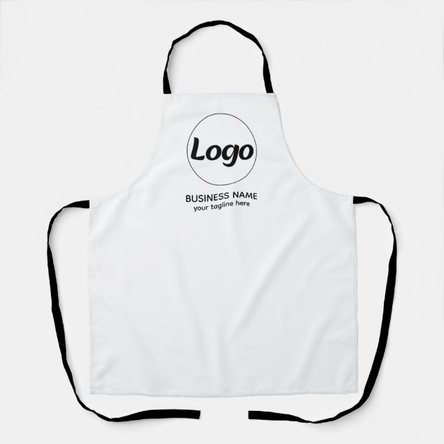 Modern Custom Branded Company Business Logo  Apron (Front)