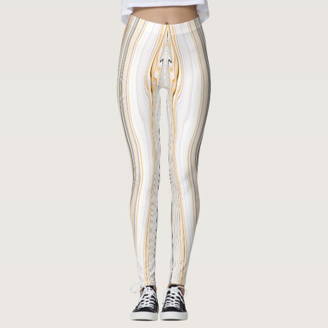 Modern Custom Branded Glitter Sparkles Gift  Leggings (Front)