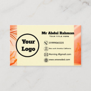 Modern Custom Business Card