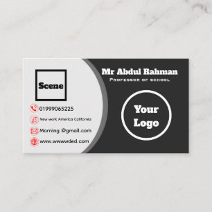 Modern Custom Business Card