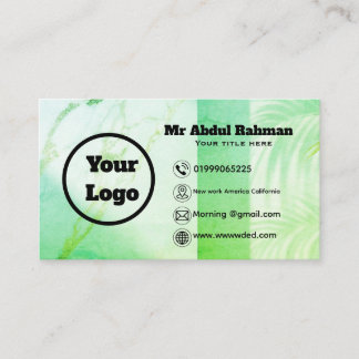 Modern Custom Business Card