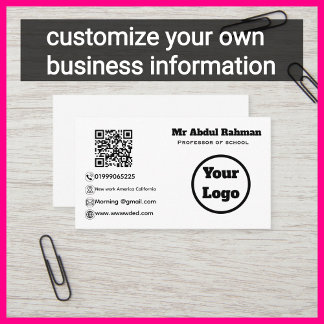 Modern Custom Business Card