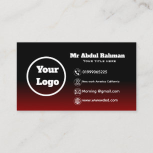 Modern Custom Business Card