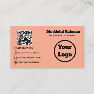 Modern Custom Business Card