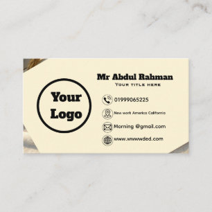 Modern Custom Business Card