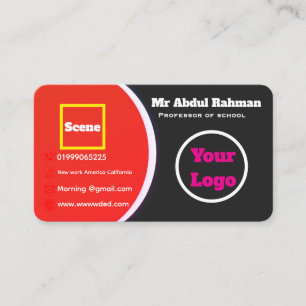 Modern Custom Business Card