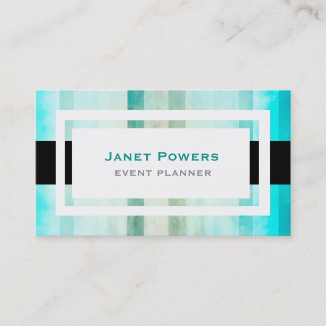 modern custom business card to personalise (Front)