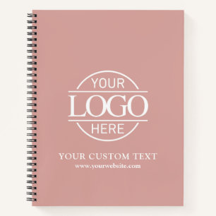 Modern Custom Business Company Logo Promotional Notebook
