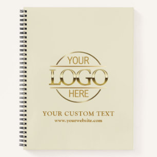 Modern Custom Business Company Logo Promotional Notebook