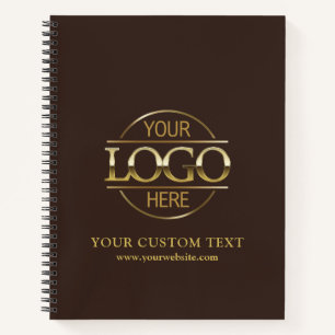 Modern Custom Business Company Logo Promotional Notebook
