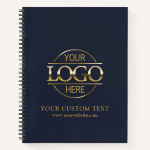 Modern Custom Business Company Logo Promotional Notebook