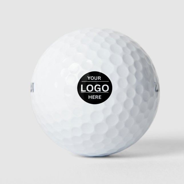  Modern Custom Business Logo Branded Corporate Golf Balls (Front)