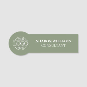 Modern Custom Business Logo Magnetic Employee Name Tag