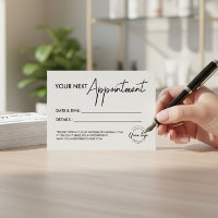 Modern Custom Business logo Next Appointment