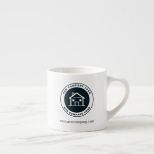 Modern Custom Business Logo Promotional Espresso Cup