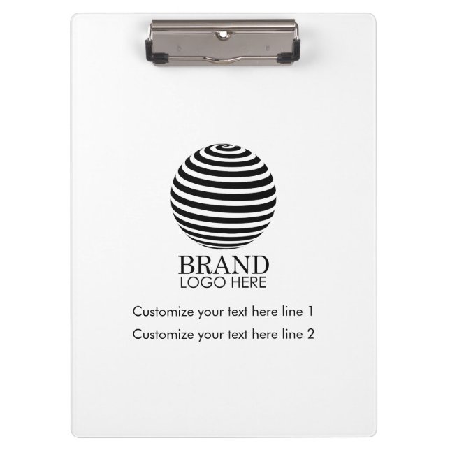 Modern Custom Business Logo Promotional Gift Clipboard (Front)