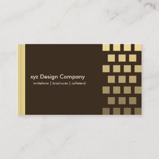 Modern custom Chocolate/Lemon Business Card