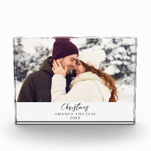 Modern Custom Christmas Photo Block