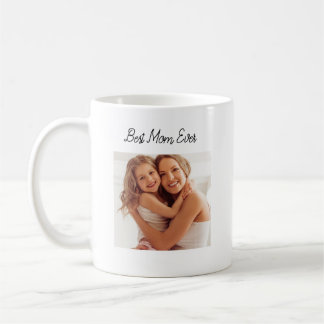 Modern Custom Christmas with Photo & Text Coffee Mug