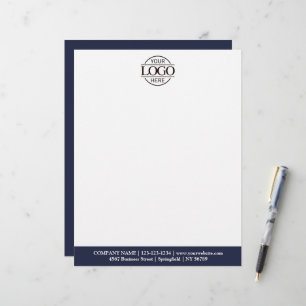 Modern Custom Company Business Logo Branding Letterhead