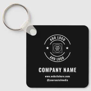 Modern Custom Company Logo Branded Keychains