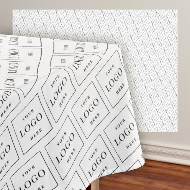 Modern Custom Company Logo Business Promotional Tablecloth (Creator Uploaded)