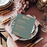 Modern Custom Design Wedding Table Menu Cards<br><div class="desc">Modern Custom Design Wedding Table Menu Cards Elegant 5x7" Wedding Table Menu Cards Flat Menu Elegant Calligraphy Eat and Drink Wedding Menus, Simple Calligraphy Rustic Wedding Menus Wedding Menus, Rustic Wedding Menu, Stylish Wedding Menu, Wedding Table Menu, Blue Wedding Menu Cards, Orange Pattern Design Wedding Menus, Classy Wedding Table Menu...</div>