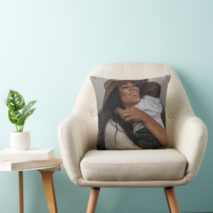 Modern Custom Double Sided Two Full Photo Cushion