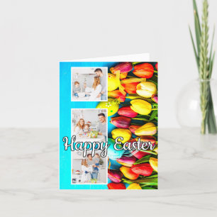 Modern Custom Easter Family Photo Template