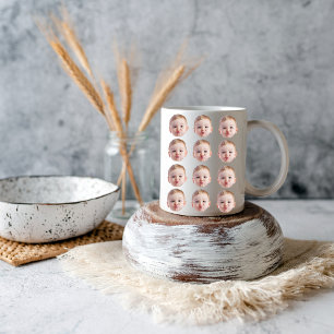 Modern Custom Face Funny photo birthday gift Mug