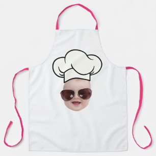 Modern Custom Face Photo Personalized Gift Apron