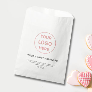 Modern Custom Logo Bakery Paper Bag