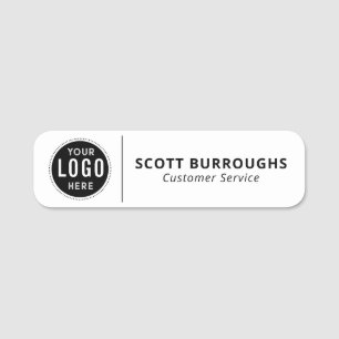Modern Custom Logo Customer Service Name Tag
