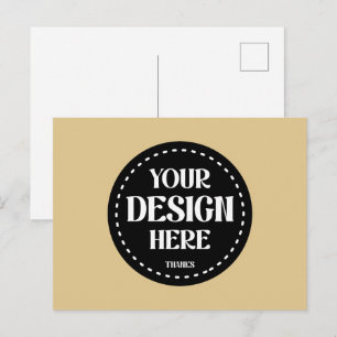 Modern Custom Logo for Business Branding Postcard